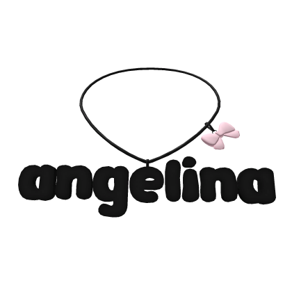 angelina black Roblox item