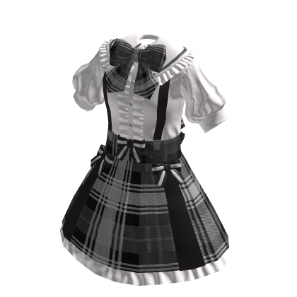 Ribbon-Check Delight: black