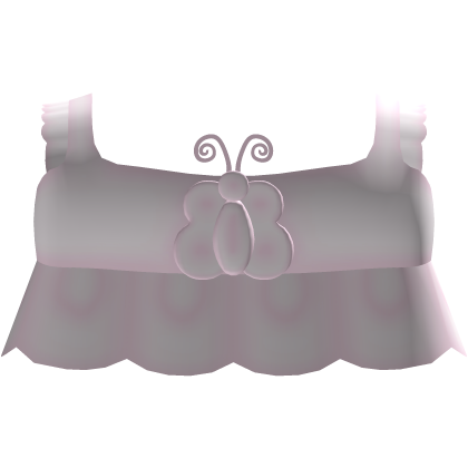 ◞ 𖹭 mi pastel flutter butterfly ruffle top