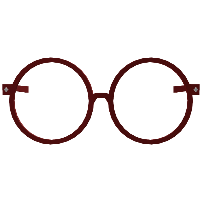 Paige Red Circle Glasses (Deadlock)