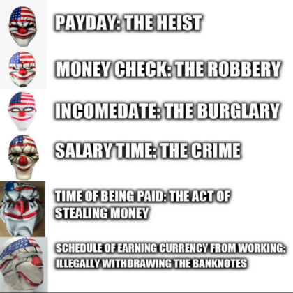 Haha, funny payday meme. Roblox decal