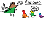 My lil dinosaur friends