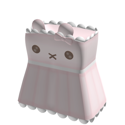♡ Kawaii Baby Pink Ruffled Bunny Dress thumbnail