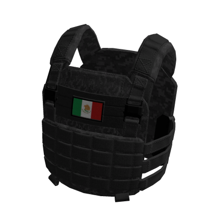 Tactical Black Mexican Camo Vest thumbnail