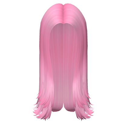 Long Layered Hime in Pink Roblox item