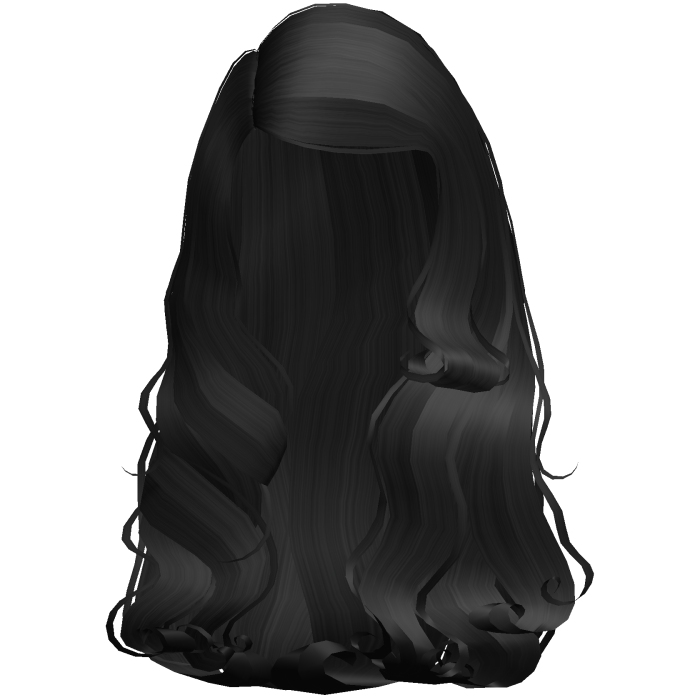 soft brushed-out doll waves (black)