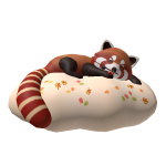 Red Berry Panda Cloud Backpack