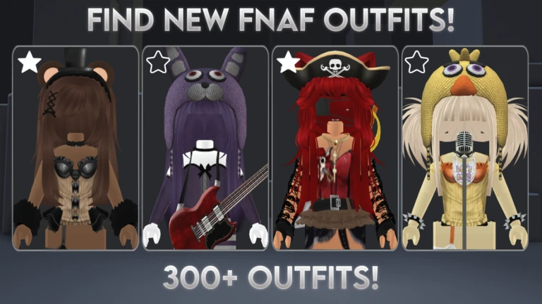 Roupas FNAF - Roblox