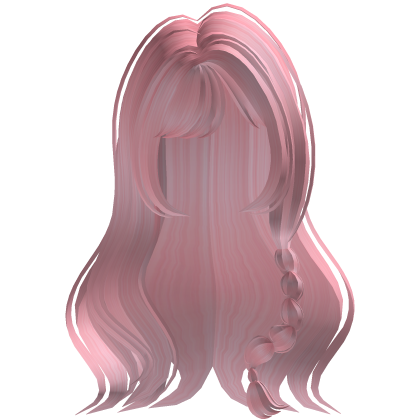Wispy Dreamy Lush Hair with Braid (Pink) Roblox item
