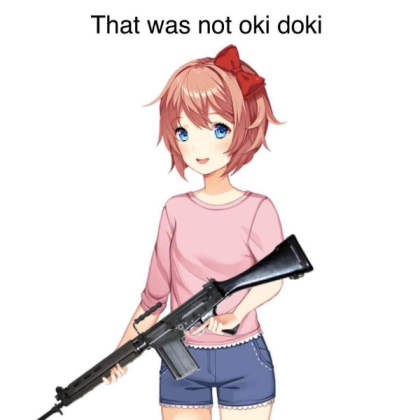 That was not oki doki Roblox decal