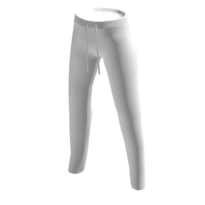 White Tracksuit Pants With Drawstrings Roblox Item Rolimon s