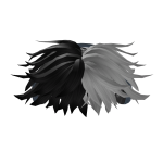 Yin Yang Hair w/ Headphones
