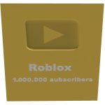Placa De Oro 1M YouTube SUBS!!
