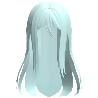 kanade long teal wispy anime hair