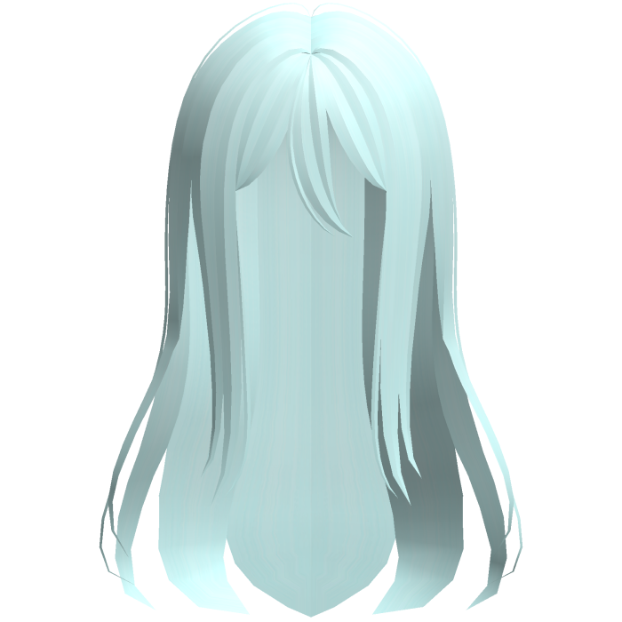 kanade long teal wispy anime hair