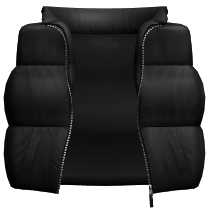 Puffer Vest V2 Black Roblox item
