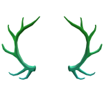 Green Gradient Antlers