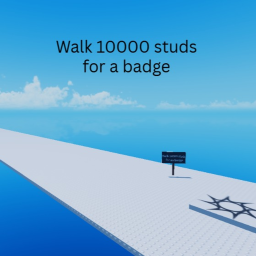 Walk 10000 Studs For A Badge