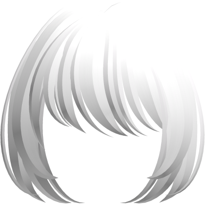 kawaii white moe bangs anime