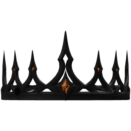 Orange Y2k Time Gothic Crown