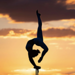 Sunset gymnastics!!!!