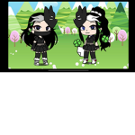 me and my Roblox character friend