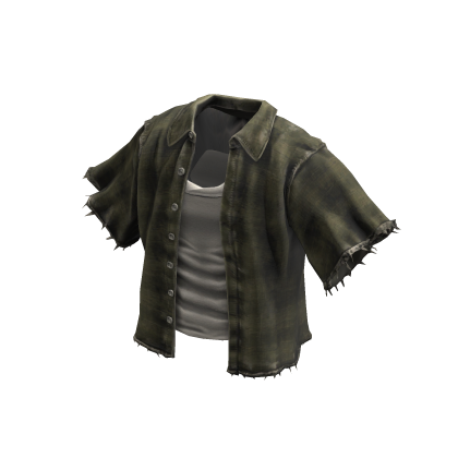 ardor* - torn tee (olive) thumbnail