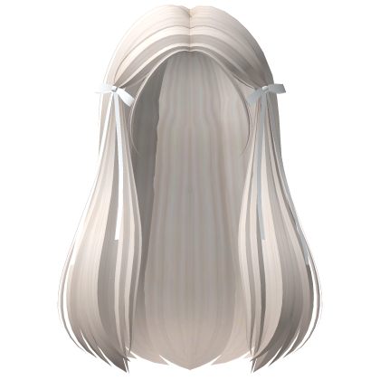 Cute beige hair w/ bows Roblox item