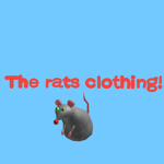 The rats clothing!