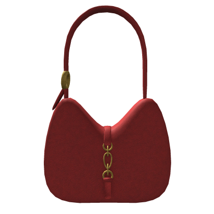Red Minimalist Shoulder Bag