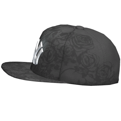 Gray Rose NY Tilted Fitted Cap Roblox item