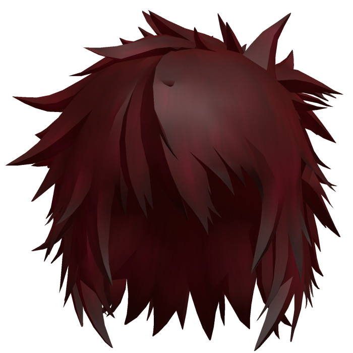Red Spiky Clown Anime Hair