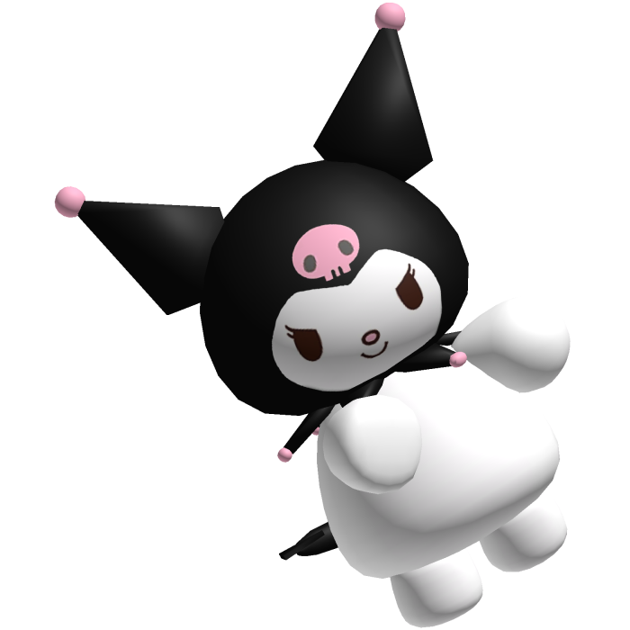 Kuromi linda amiga de hombro