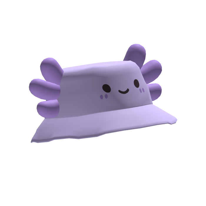 Purple Axolotl Bucket Hat