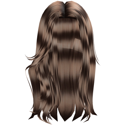 Grunge Chic Long Hair in Brown Raccoon Stripes Roblox item