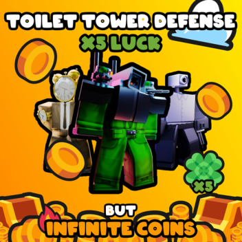 トイレタワーディフェンスだが、コインは無限!