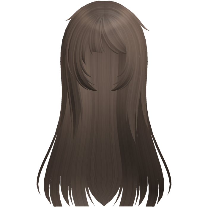 🤍 adorable tsundere long hair in caramel brown
