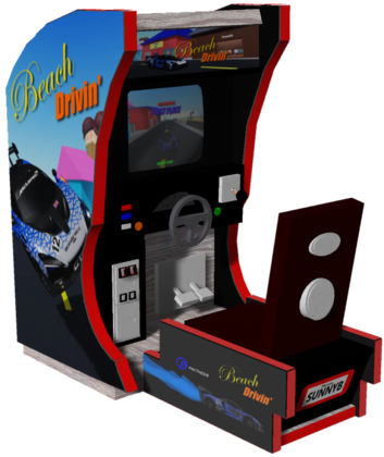 Sit-Down Racing Arcade Machine preview 2