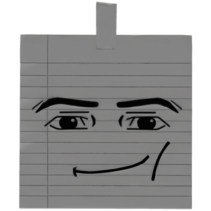 Smirk Paper Face Note