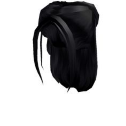 Black hair Roblox decal