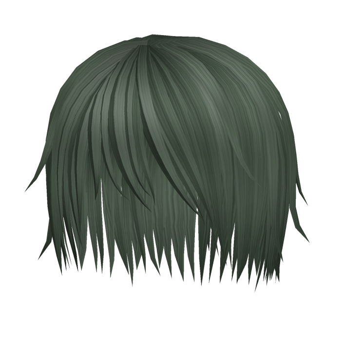 👽Green Messy Emo Anime Vkei Punk Hair👽