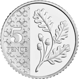 UK 5 Pence - Charles III