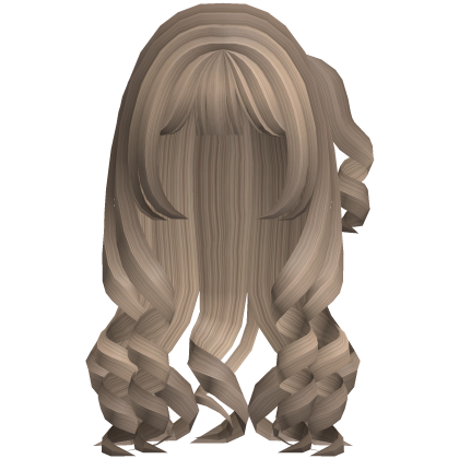 swirly curled kawaii cute side pigtail blonde 