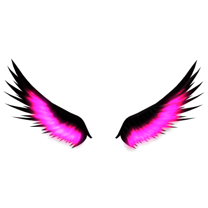 Glow Pink Angel Wings Y2K Scene