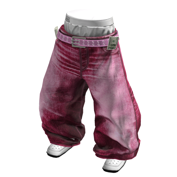 Y2K Money Sagging Jeans(Burgundy)