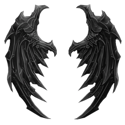 Black Steel Cyber Angel Metal Wings Roblox item