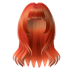 Stylish Orange Voluminous Hair