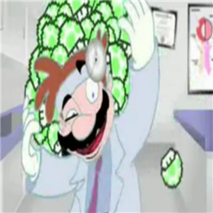 I am dr mario and i am saveing lives Roblox decal