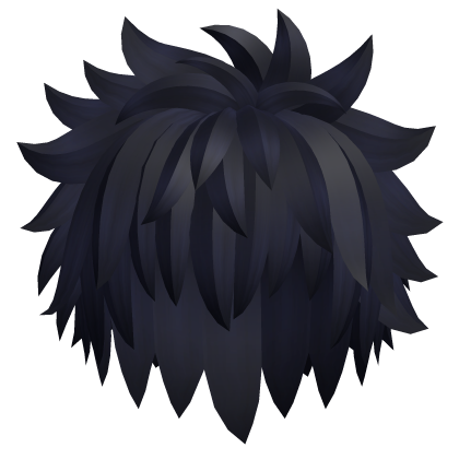 Messy Spiky Anime Boy Hair Dark Blue Roblox item