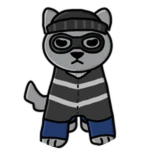 Thief Doggo Roblox badge thumbnail